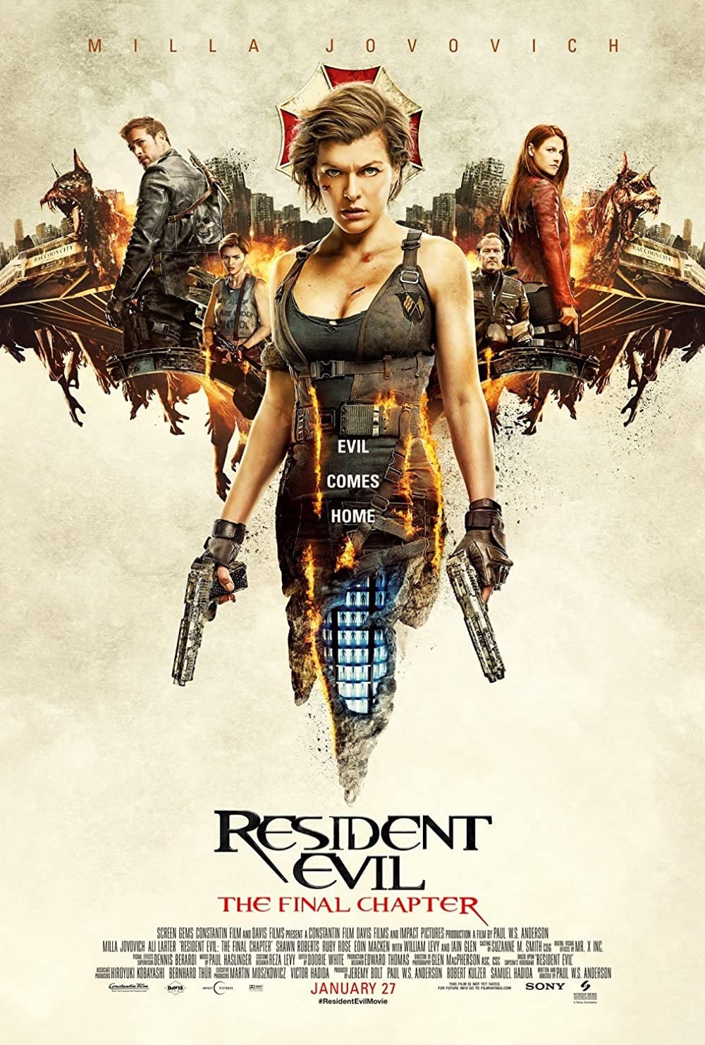 Resident Evil: The Final Chapter : อวสานผีชีวะ