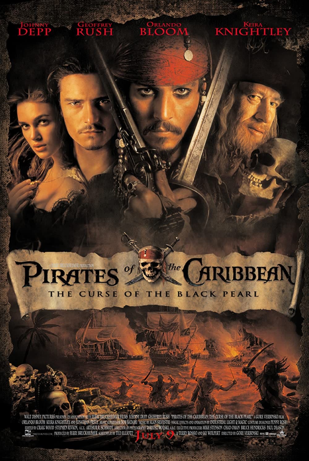 Pirates of the Caribbean: The Curse of the Black Pearl : คืนชีพกองทัพโจรสลัดสยองโลก