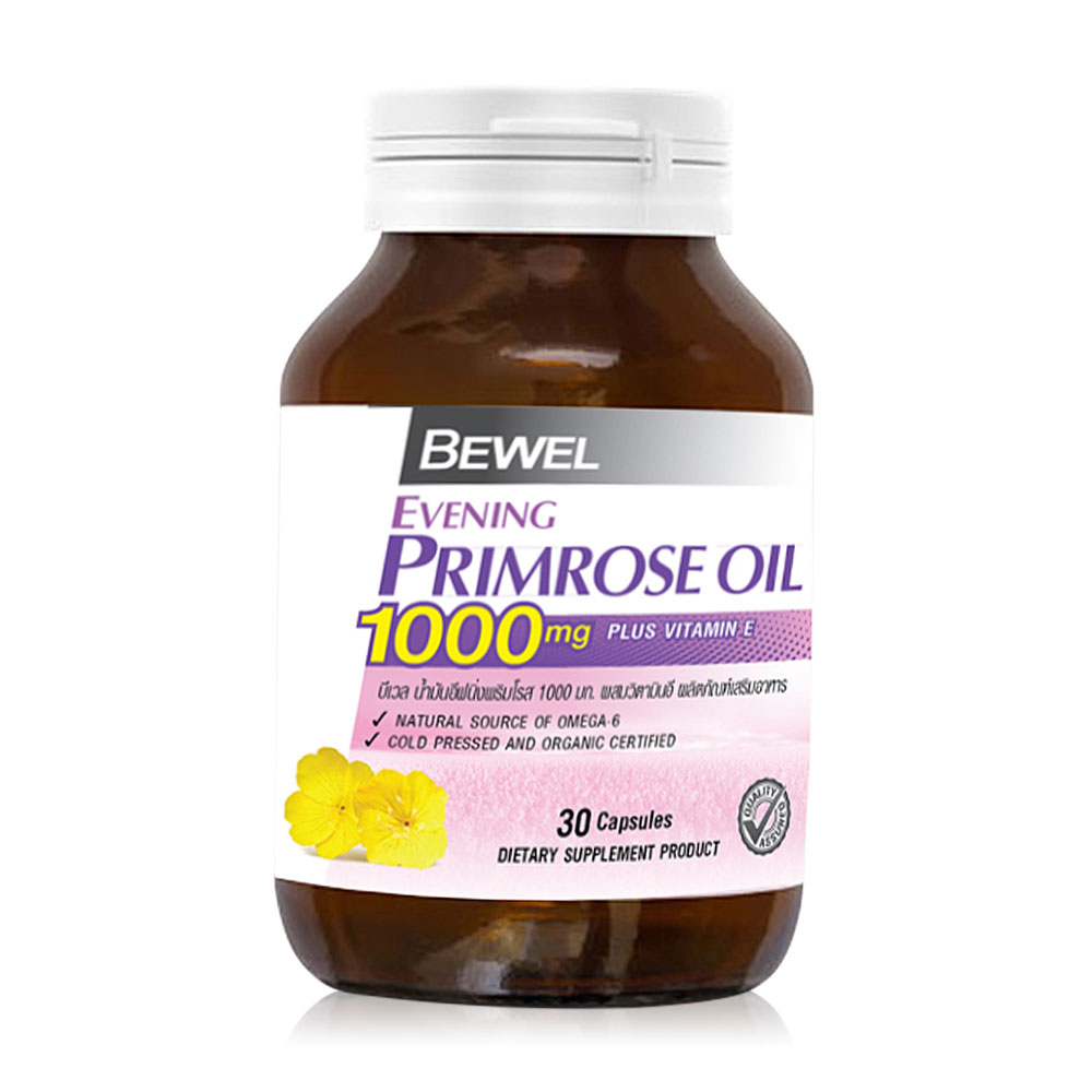 Bewel Evening Primrose Oil 1,000mg Plus Vitamin-E