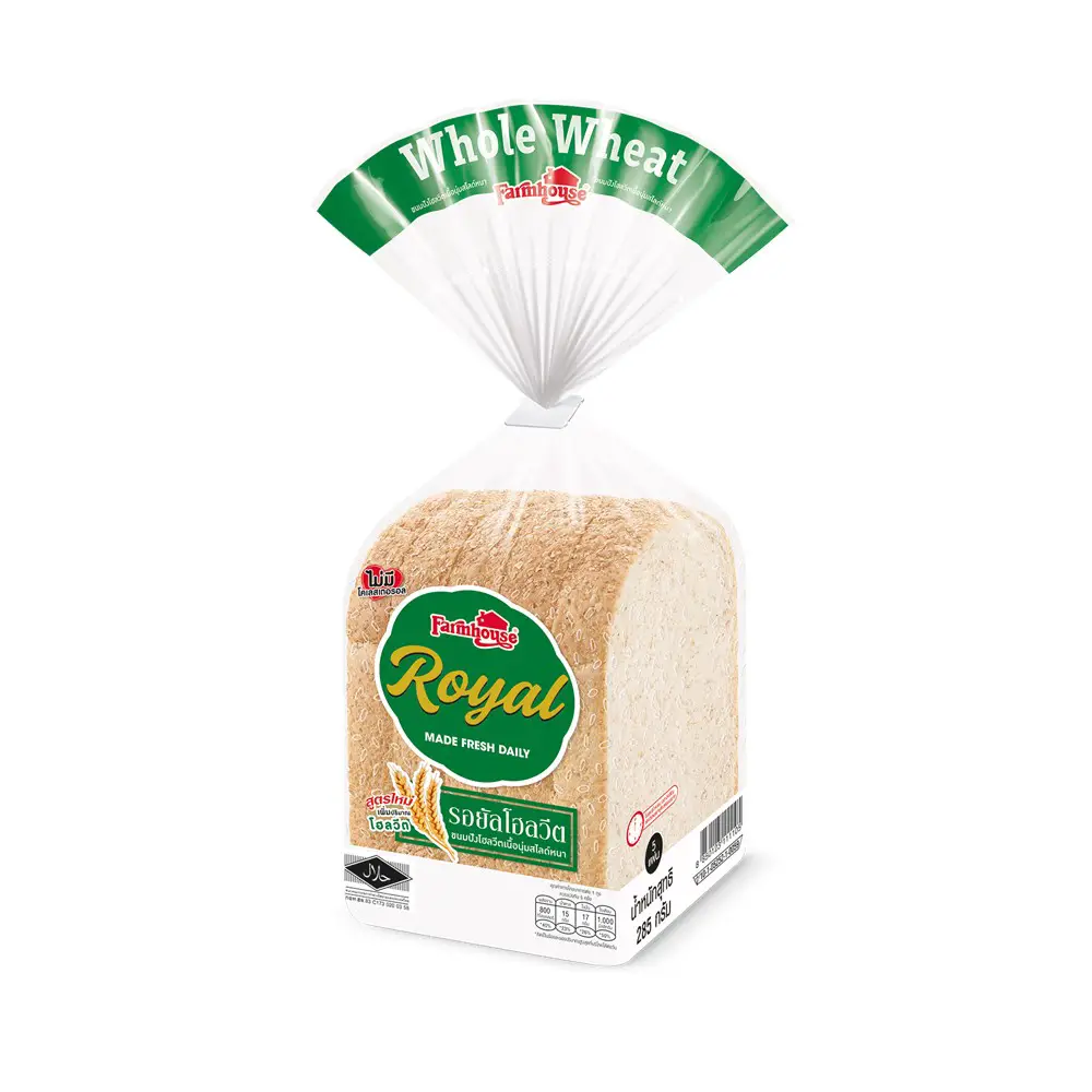 ขนมปัง Royal Whole Wheat ตรา Farmhouse